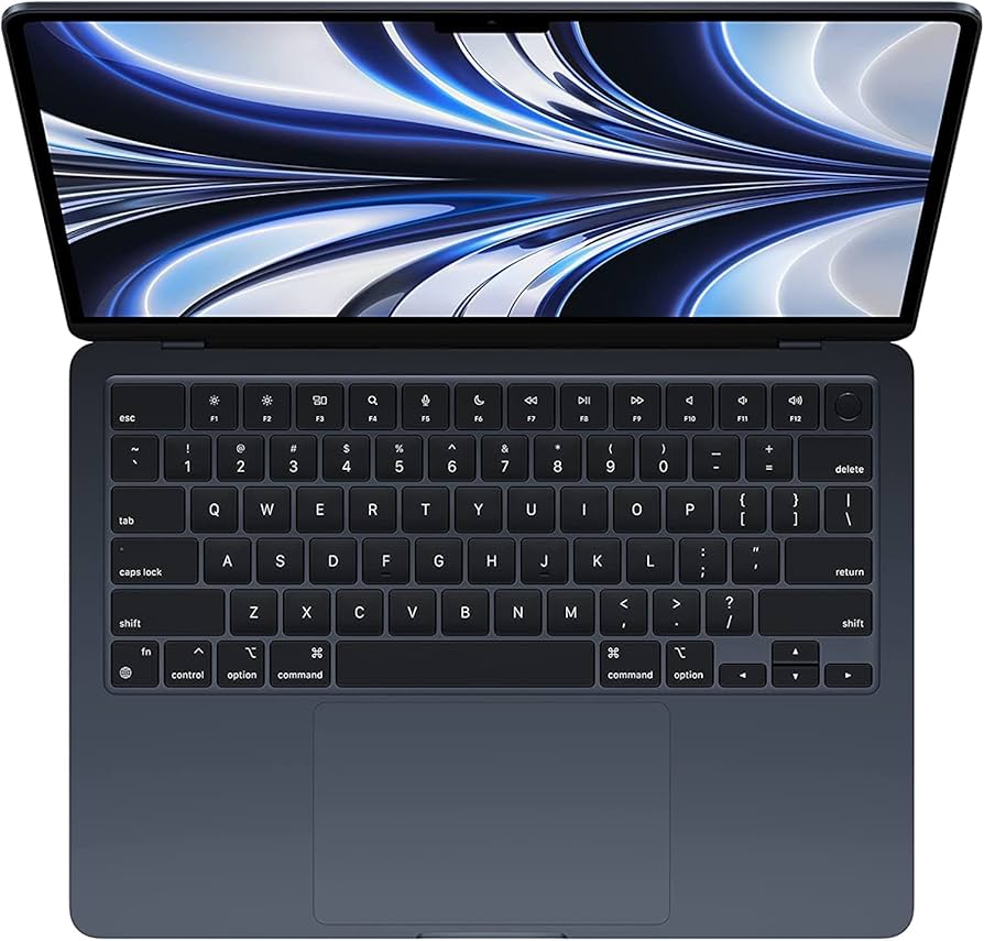 Apple MacBook Air 13.6" w/ Touch ID (2022) - Midnight (Apple M2 Chip / 256GB SSD / 8GB RAM)