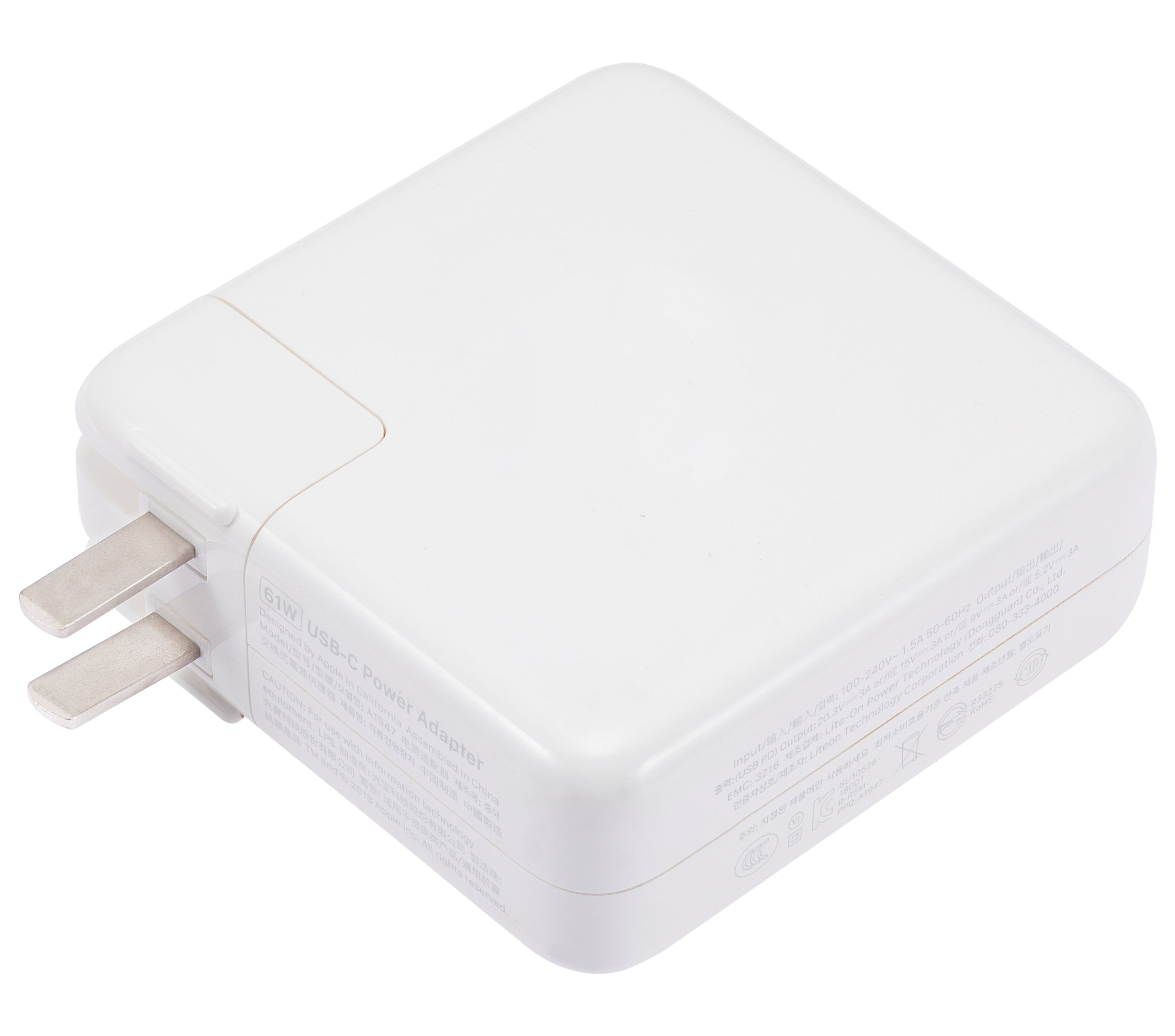 61W USB-C CHARGER POWER ADAPTER ONLY COMPATIBLE FOR MACBOOK (USED OEM PULL)