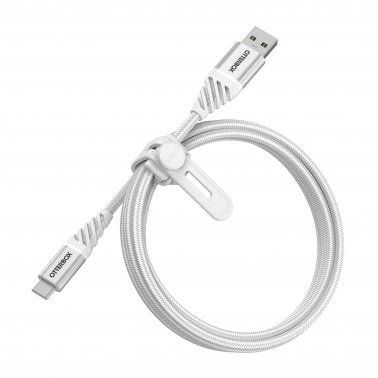 OtterBox (200cm) USB-C to Lightning Braided Charge and Sync Cable - White